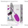 Bala vibradora inalambrica con 12 funciones de vibracion carga USB y control BLUETOOTH via APP